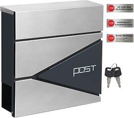 SONGMICS XXL Briefkasten, abschließbarer