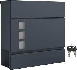 SONGMICS XXL Briefkasten, Postkasten mit