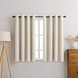 Sonive 100% Blickdichte Vorhänge mit Ösen