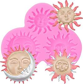 Sonne Silikonformen,Sonne Mond Silikon