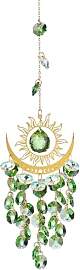Sonne und Mond Crystal Suncatcher, Bunte