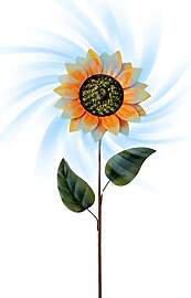 Sonnenblume Windrad,Metall Deko Sonnenblume,Garten 