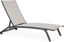 Sonnenliege Cleopass 2er-Set aus Aluminium,
