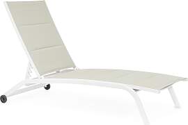 Sonnenliege Cleopass 2er-Set aus Aluminium,