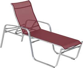 Sonnenliege Florida Plus - 09 - silber D61 -