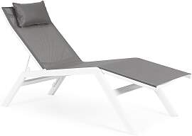 Sonnenliege Krion aus Aluminium, modern und