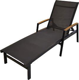 Sonnenliege PIENZA, pulverbesch., Alu,