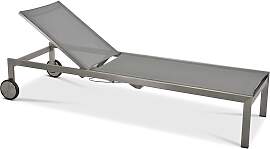 Sonnenliege Venus - Batyline silber