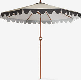 Sonnenschirm Ø260 Cm Aus Aneli-stoff Beige
