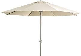 Sonnenschirm Abriola, aus Aluminium und Polyester, 