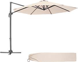 Sonnenschirm Ampelschirm Ø 300cm mit Fußpedal