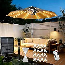 Sonnenschirm Beleuchtung Solar, LED Iichterkette