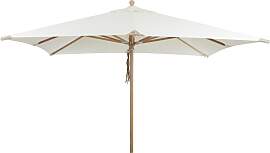 Sonnenschirm Como aus Buchenholz und Polyester,