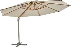 Sonnenschirm Luzzi aus Aluminium und Polyester,