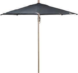 Sonnenschirm Reggio aus Buchenholz und Polyester,