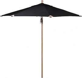 Sonnenschirm Reggio aus Buchenholz und Polyester,