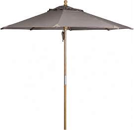 Sonnenschirm Reggio aus Buchenholz und Polyester,