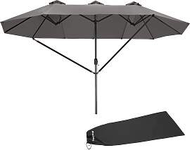 Sonnenschirm Silia 460x270cm mit 3 Winddächern -
