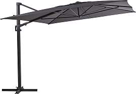 Sonnenschirm Vinovo, aus Aluminium und Polyester,