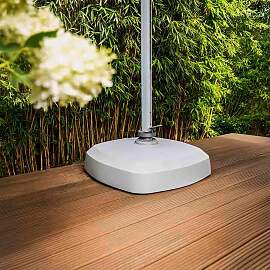 Sonnenschirmständer Roll Base Maxi Weiß