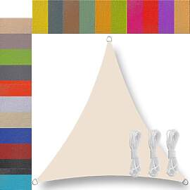 sonnensegel 2.5x2.5x2.5m Dreieck Gleichseitiges