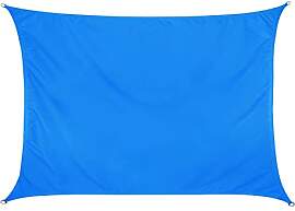 Sonnensegel 2x3 rechteckig - blau - Sonnenschutz