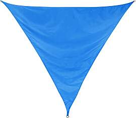Sonnensegel 5 m dreieckig - blau - Sonnenschutz