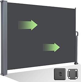 Sonnewelt Seitenmarkise Ausziehbar 180x300cm