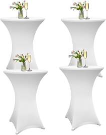 Sonnewelt Stehtischhusse Stretch, 4er-Set