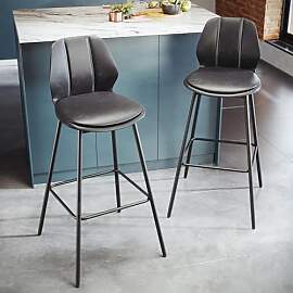 SONNI Barhocker 2er Set, Barstühle,