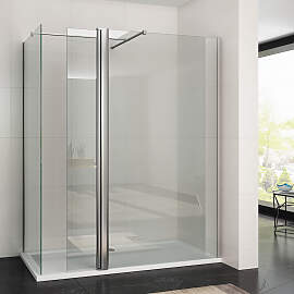 SONNI Begehbare Dusche Duschabtrennung Duschwand