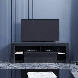 SONNI Lowboard  TV Board Hochglanz, mit LED