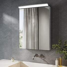 SONNI Spiegelschrank Bad mit Beleuchtung 52 x 65