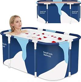 SOONHUA Tragbare Badewanne, faltbare Badewanne