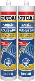 Soudal Sanitärsilikon Dusche & Bad, 300ml,