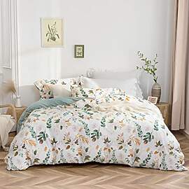 SOULFUL Bettwäsche 135x200 Baumwolle 4 Teilig,