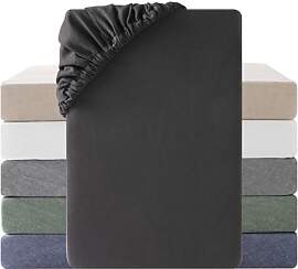 SOULFUL Spannbettlaken 120x200cm, 100%% Gewaschene 