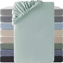 SOULFUL Spannbettlaken 120x200cm, 100%% Gewaschene 