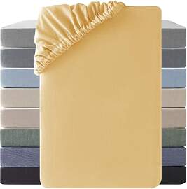 SOULFUL Spannbettlaken 135x190cm, 100% Gewaschene