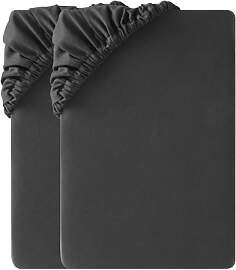 SOULFUL Spannbettlaken 140x200cm 2er Set, 100%