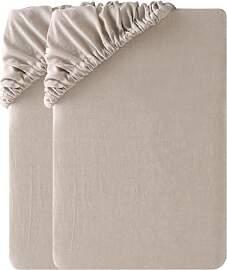 SOULFUL Spannbettlaken 160x200cm 2er Set, 100%