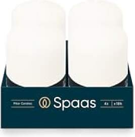 SPAAS Stumpenkerze 50/80 mm, ± 18 Stunden, ohne