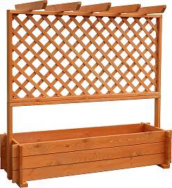 Spalier PROMADINO, braun (honigbraun), B:140cm