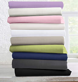 Spannbettlaken BELLANA "Melone TOPPER 100%