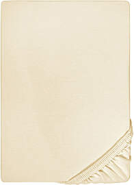 Spannbettlaken BIBERNA "Conny", beige