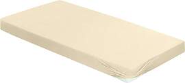 Spannbettlaken BIERBAUM "Jersey", beige