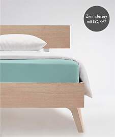 Spannbettlaken FLEURESSE "Comfort", blau 