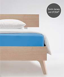 Spannbettlaken FLEURESSE "Comfort", blau 