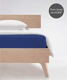 Spannbettlaken FLEURESSE "Comfort", blau 