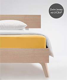 Spannbettlaken FLEURESSE "Comfort", gelb 